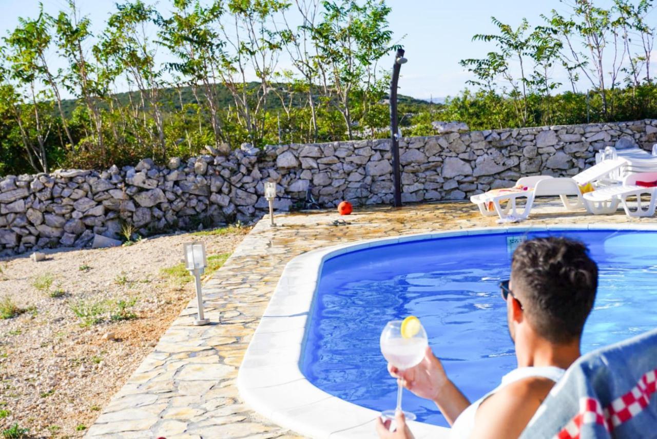 Beautiful Secluded Area Near Novalja Vacation House With Pool And Sea View Villa Lara Εξωτερικό φωτογραφία