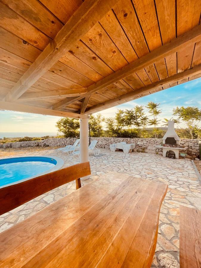 Beautiful Secluded Area Near Novalja Vacation House With Pool And Sea View Villa Lara Εξωτερικό φωτογραφία
